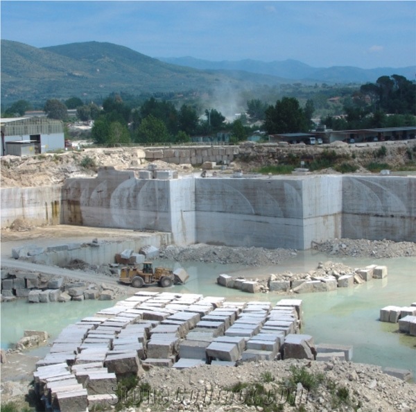 Travertino Romano Oniciato Travertine Block, Italy Beige Travertine
