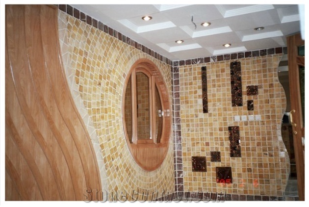Antique Beige Travertine Walling
