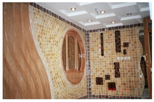 Antique Beige Travertine Walling
