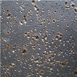 Glazed Lava Stone, Black Lava Stone
