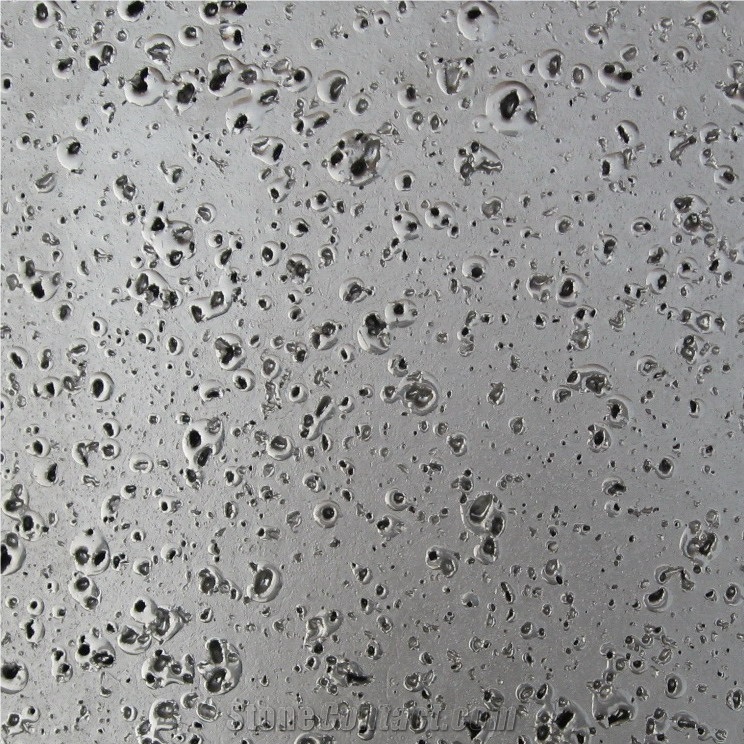 Glazed Lava Stone, Silver