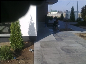 China Blue Stone Pavement