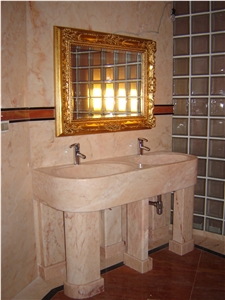 Rosa Portogallo Salmonato Marble Vanity Top
