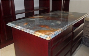 Blue Louise Quartzite Kitchen Countertop