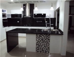 Negro San Gabriel Granite, San Gabriel Black Granite Countertop