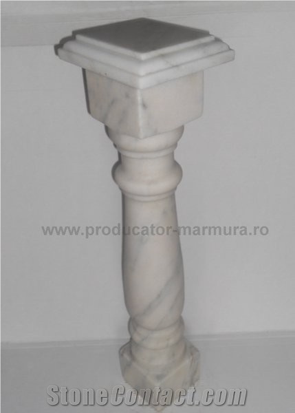 Ruschita Creme Rosa Marble Balustrade