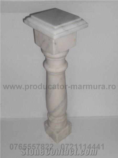 Ruschita Creme Rosa Marble Balustrade