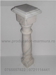 Ruschita Creme Rosa Marble Balustrade