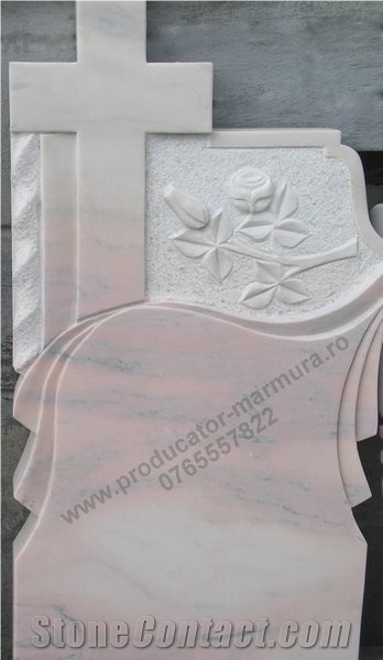 Ruschita Roz Marble Tombstone