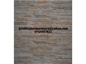 Travertine Ledge Stone Panel, Deva Beige Travertine Ledge Stone
