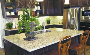 Giallo Santa Cecilia Granite Countertop