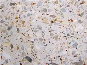 Terrazzo Type Marmolit Quartz Stone Tiles