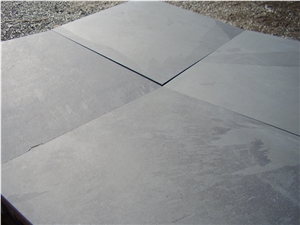 Brazilian Black Slate Slabs & Tiles, Mustang Slate