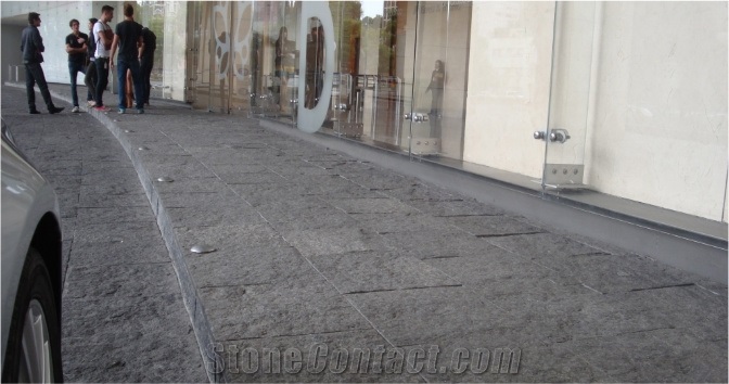 Miracema Cinza Gneiss Paving Stone, Pavements
