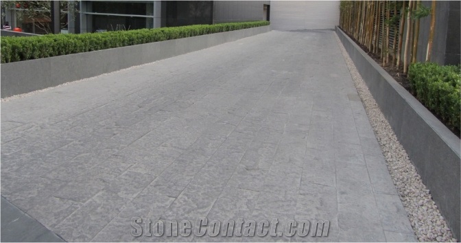 Miracema Cinza Gneiss Paving Stone, Pavements