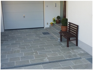 Grey Kavala Quartzite Patio Pavements
