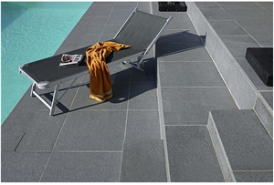 Padang Dark G654 Granite Pool Deck Pavers Padang Dark G654 Granite Pool Deck Pavers