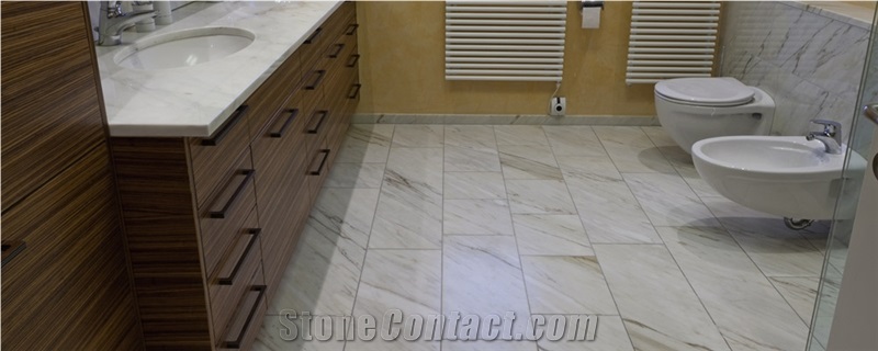 Paonazzeto Marble Bathroom Design