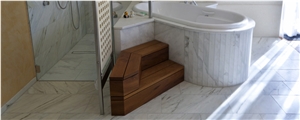 Paonazzeto Marble Bathroom Design