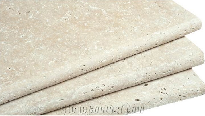 Travertine Brick Paving, Classic Beige Travertine Cobble, Pavers