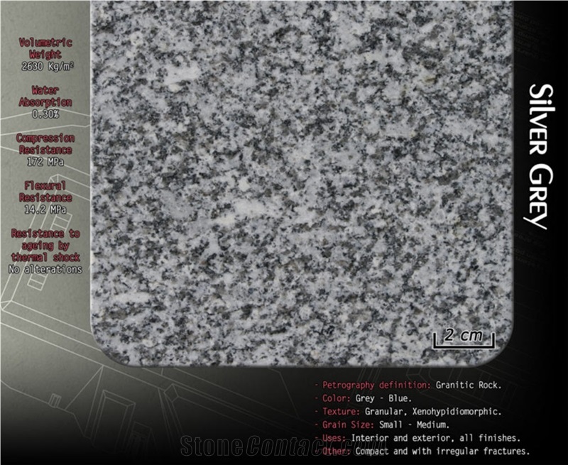 Silver Grey Granite Blocks