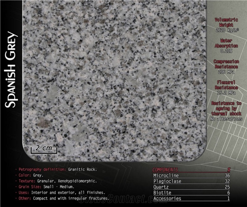 Spanish Grey Granite Blocks