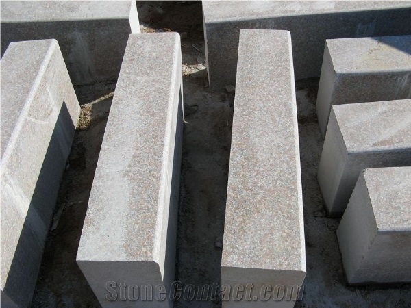 368 Pink Granite Kerbstone, Red Curbstone