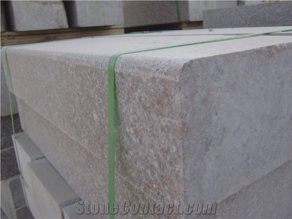 368 Pink Granite Kerbstone, Red Curbstone