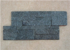 China Black Quartzite Cultured Stone