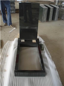China Black , Shanxi Black Granite Tombstone