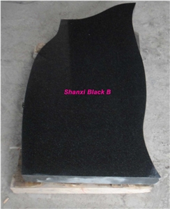 Fengzhen Black Granite Tombstone