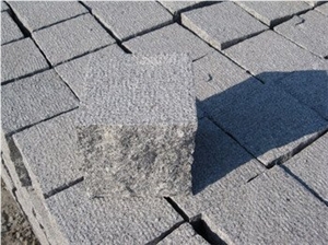 G341 Cube Stone, G341 Grey Granite Cobbles