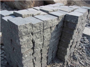 G343 Gray Grey Granite Cobble Stone
