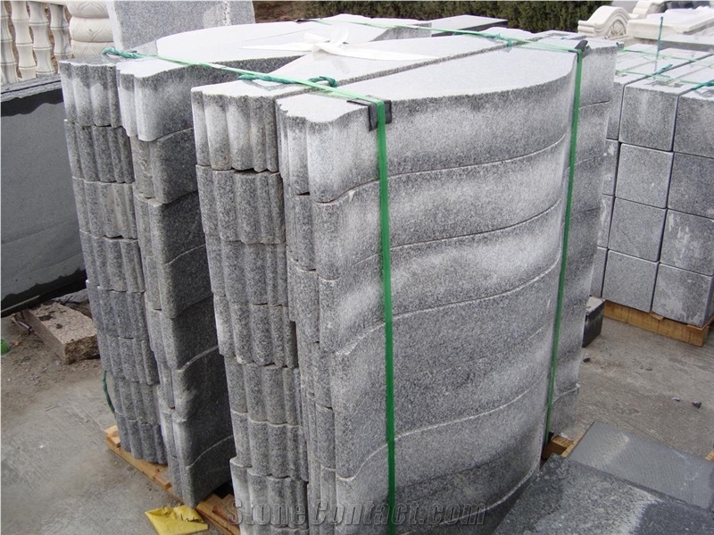 G383 Grey Granite Kerbstone.Curbstone