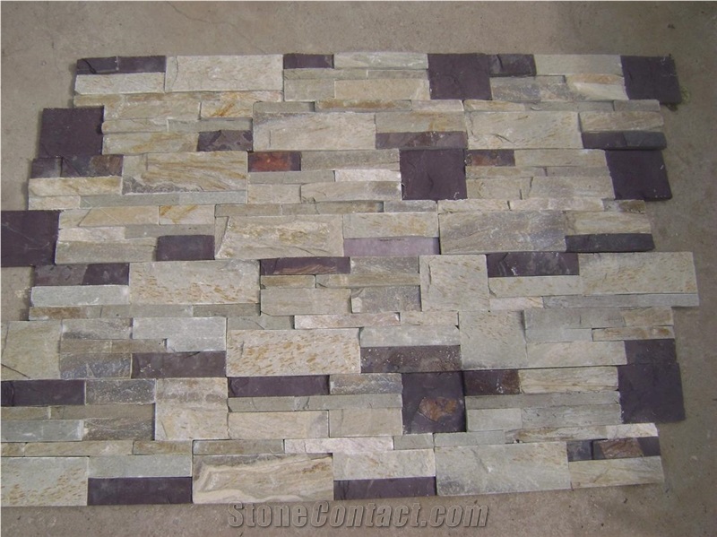 Multicolor Slate Culture Stone,Stack Stone