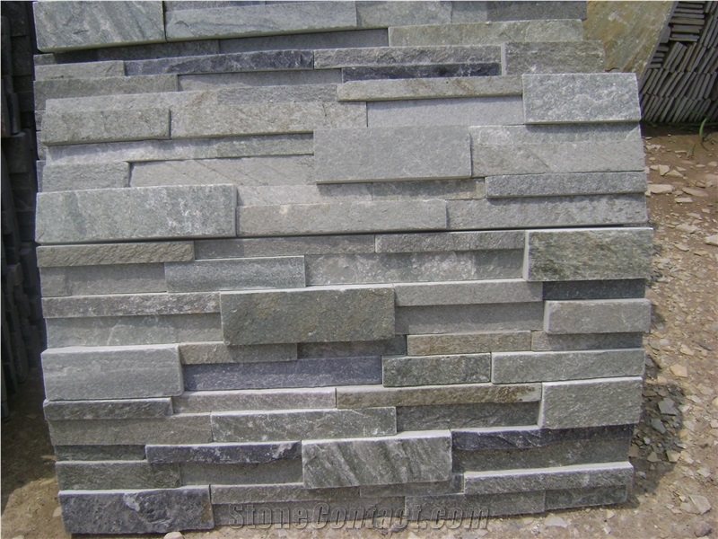 P013 Green Culture Slate, Green Ledge Stone