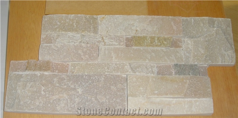 P014 Yellow Flat Culture Slate, Ledge Stone,