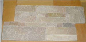 P014 Yellow Flat Culture Slate, Ledge Stone,