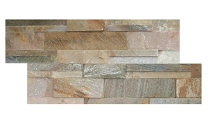 P014 Yellow Flat Culture Slate, Ledge Stone,