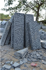 Qingzhou Black Granite Cubes Cobble Stone