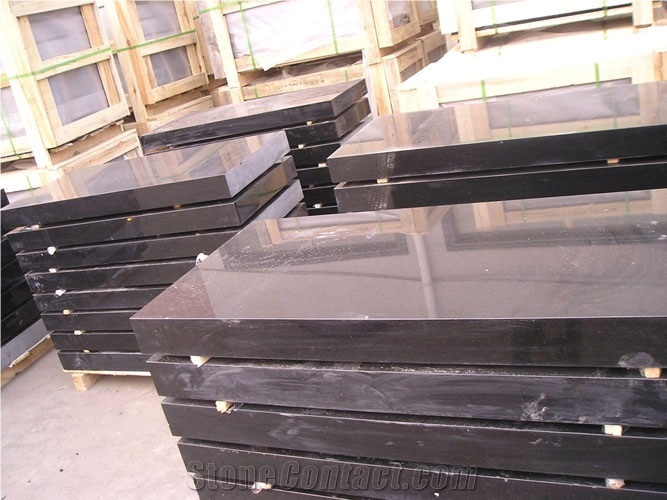 Shanxi Black Granite Rectangle Tombstone