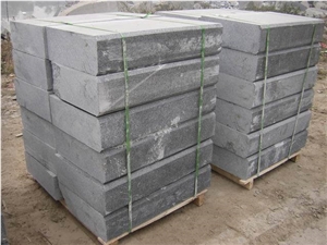 Snow Black Granite Kerbstone Curbstone