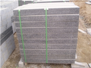 Snow Black Granite Kerbstone Curbstone