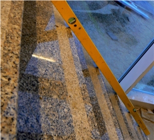 Amber Yellow Granite Stairs