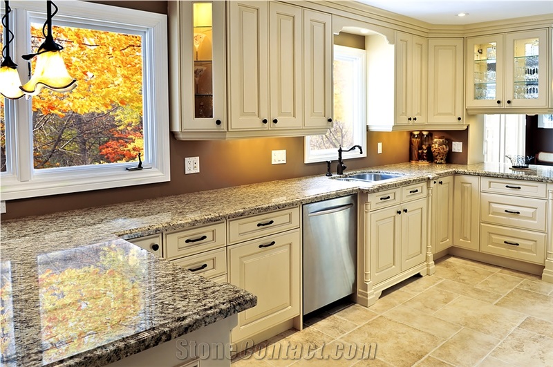 Tiger Skin White Granite Countertop