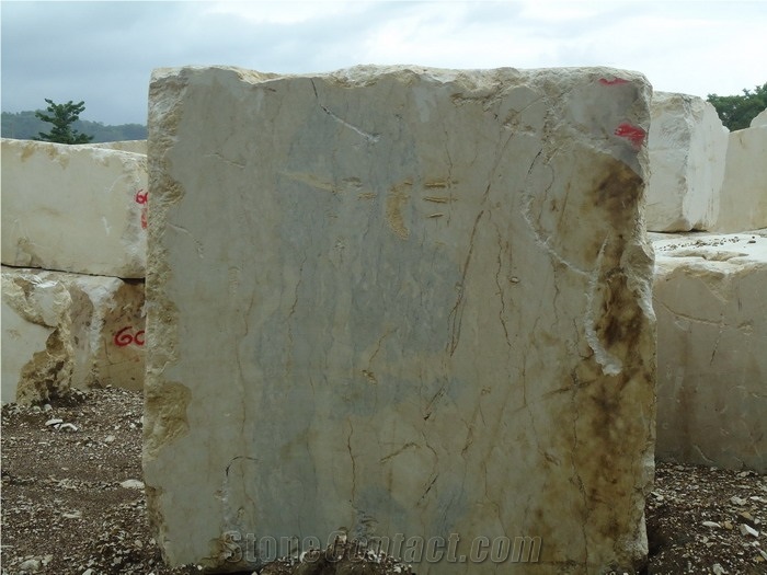 Indonesian Marble (Block Marble), Creama Arial Marble Block