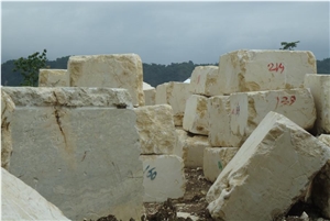 Indonesian Marble (Block Marble), Creama Arial Marble Block