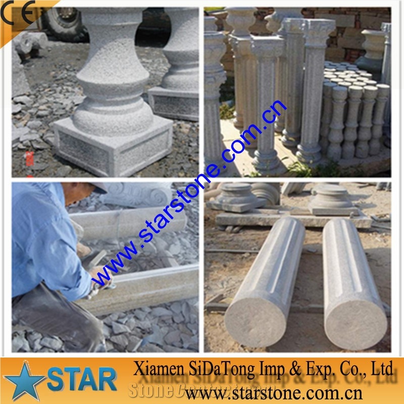 Granite Column with Defferent Carving