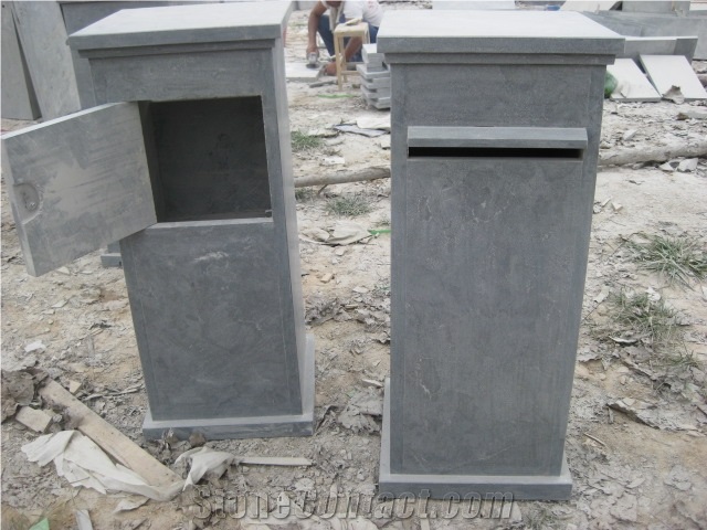 Natrual Bluestone Mailbox