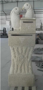 Natrual Bluestone Mailbox